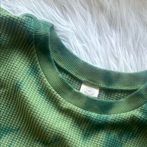 Tie Dye Waffle Knit Maxi